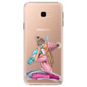 Plastové puzdro iSaprio - Kissing Mom - Blond and Boy - Samsung Galaxy J4+ vyobraziť