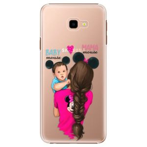 Plastové puzdro iSaprio - Mama Mouse Brunette and Boy - Samsung Galaxy J4+ vyobraziť