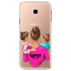 Plastové puzdro iSaprio - Super Mama - Two Girls - Samsung Galaxy J4+ vyobraziť