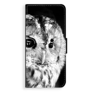 Flipové puzdro iSaprio - BW Owl - Samsung Galaxy A8 Plus vyobraziť