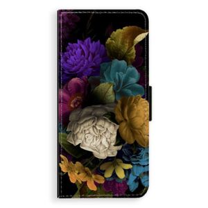 Flipové puzdro iSaprio - Dark Flowers - Samsung Galaxy A8 Plus vyobraziť