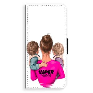 Flipové puzdro iSaprio - Super Mama - Two Boys - Samsung Galaxy A8 Plus vyobraziť
