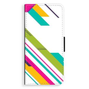 Flipové puzdro iSaprio - Color Stripes 03 - Samsung Galaxy A8 Plus vyobraziť