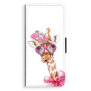 Flipové puzdro iSaprio - Lady Giraffe - Samsung Galaxy A8 Plus vyobraziť