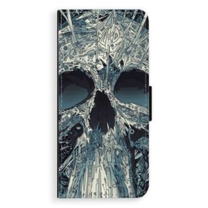 Flipové puzdro iSaprio - Abstract Skull - Samsung Galaxy A8 Plus vyobraziť