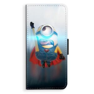 Flipové puzdro iSaprio - Mimons Superman 02 - Samsung Galaxy A8 Plus vyobraziť