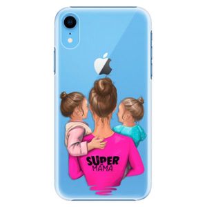 Plastové puzdro iSaprio - Super Mama - Two Girls - iPhone XR vyobraziť