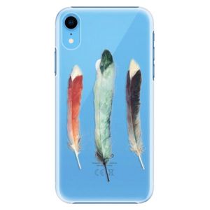 Plastové puzdro iSaprio - Three Feathers - iPhone XR vyobraziť