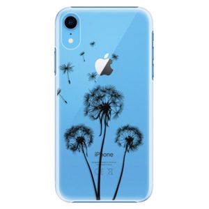 Plastové puzdro iSaprio - Three Dandelions - black - iPhone XR vyobraziť