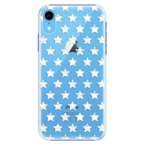 Plastové puzdro iSaprio - Stars Pattern - white - iPhone XR vyobraziť