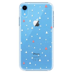 Plastové puzdro iSaprio - Abstract Triangles 02 - white - iPhone XR vyobraziť