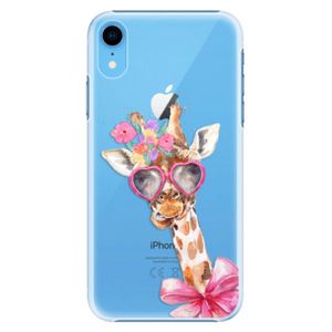 Plastové puzdro iSaprio - Lady Giraffe - iPhone XR vyobraziť