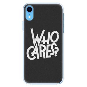 Plastové puzdro iSaprio - Who Cares - iPhone XR vyobraziť