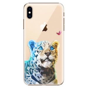 Plastové puzdro iSaprio - Leopard With Butterfly - iPhone XS Max vyobraziť