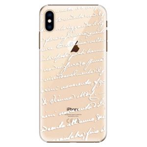 Plastové puzdro iSaprio - Handwriting 01 - white - iPhone XS Max vyobraziť