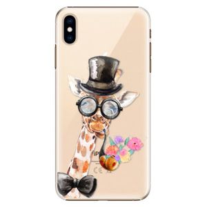 Plastové puzdro iSaprio - Sir Giraffe - iPhone XS Max vyobraziť