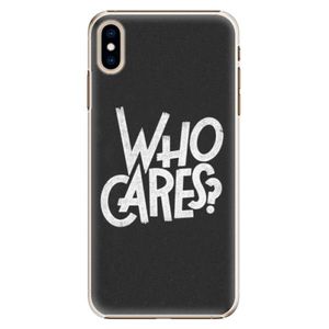 Plastové puzdro iSaprio - Who Cares - iPhone XS Max vyobraziť