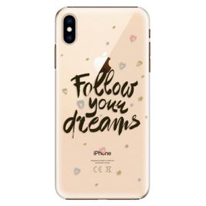 Plastové puzdro iSaprio - Follow Your Dreams - black - iPhone XS Max vyobraziť