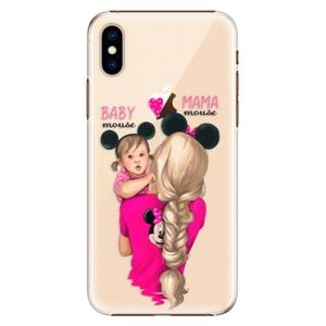 Plastové puzdro iSaprio - Mama Mouse Blond and Girl - iPhone XS vyobraziť