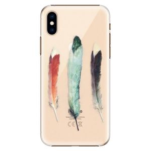 Plastové puzdro iSaprio - Three Feathers - iPhone XS vyobraziť