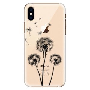 Plastové puzdro iSaprio - Three Dandelions - black - iPhone XS vyobraziť