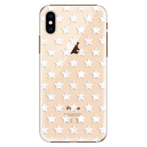 Plastové puzdro iSaprio - Stars Pattern - white - iPhone XS vyobraziť