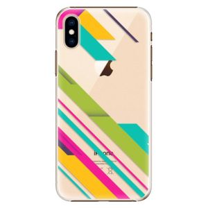 Plastové puzdro iSaprio - Color Stripes 03 - iPhone XS vyobraziť
