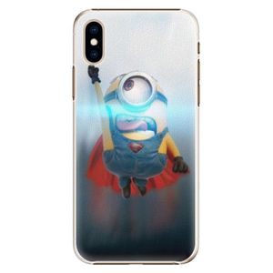 Plastové puzdro iSaprio - Mimons Superman 02 - iPhone XS vyobraziť
