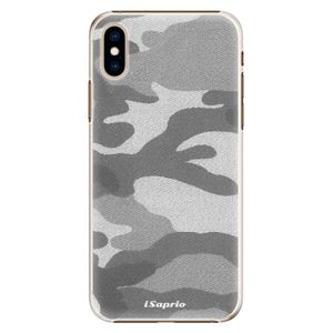 Plastové puzdro iSaprio - Gray Camuflage 02 - iPhone XS vyobraziť