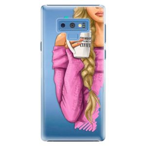 Plastové puzdro iSaprio - My Coffe and Blond Girl - Samsung Galaxy Note 9 vyobraziť