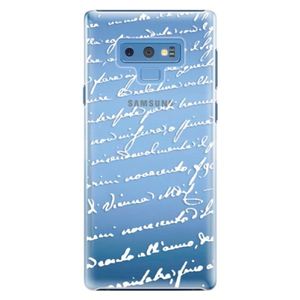 Plastové puzdro iSaprio - Handwriting 01 - white - Samsung Galaxy Note 9 vyobraziť