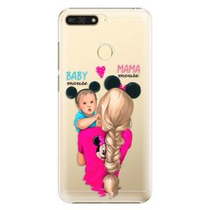 Plastové puzdro iSaprio - Mama Mouse Blonde and Boy - Huawei Honor 7A vyobraziť