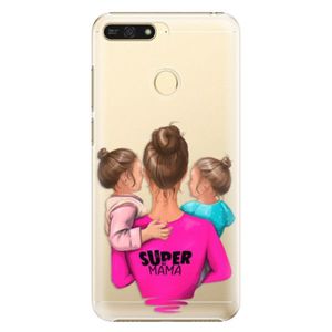 Plastové puzdro iSaprio - Super Mama - Two Girls - Huawei Honor 7A vyobraziť