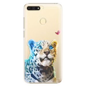 Plastové puzdro iSaprio - Leopard With Butterfly - Huawei Honor 7A vyobraziť