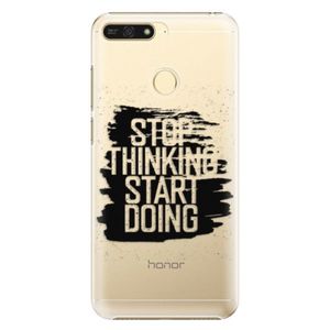 Plastové puzdro iSaprio - Start Doing - black - Huawei Honor 7A vyobraziť