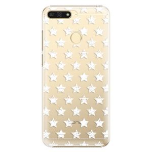 Plastové puzdro iSaprio - Stars Pattern - white - Huawei Honor 7A vyobraziť