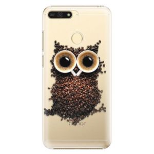 Plastové puzdro iSaprio - Owl And Coffee - Huawei Honor 7A vyobraziť