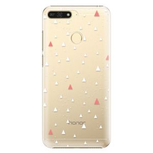 Plastové puzdro iSaprio - Abstract Triangles 02 - white - Huawei Honor 7A vyobraziť