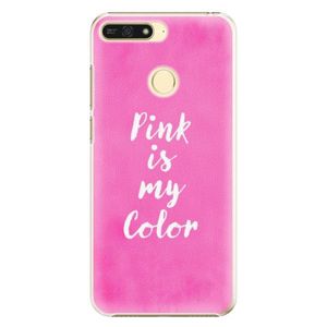 Plastové puzdro iSaprio - Pink is my color - Huawei Honor 7A vyobraziť