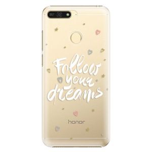 Plastové puzdro iSaprio - Follow Your Dreams - white - Huawei Honor 7A vyobraziť