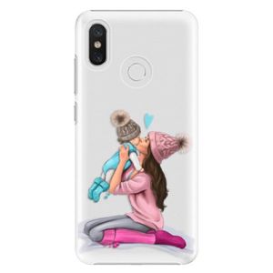 Plastové puzdro iSaprio - Kissing Mom - Brunette and Boy - Xiaomi Mi 8 vyobraziť