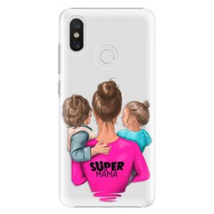 Plastové puzdro iSaprio - Super Mama - Boy and Girl - Xiaomi Mi 8 vyobraziť