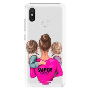 Plastové puzdro iSaprio - Super Mama - Two Boys - Xiaomi Mi 8 vyobraziť