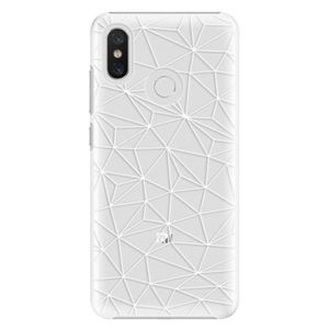 Plastové puzdro iSaprio - Abstract Triangles 03 - white - Xiaomi Mi 8 vyobraziť
