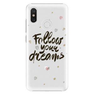 Plastové puzdro iSaprio - Follow Your Dreams - black - Xiaomi Mi 8 vyobraziť