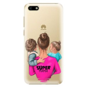 Plastové puzdro iSaprio - Super Mama - Boy and Girl - Huawei Y5 2018 vyobraziť