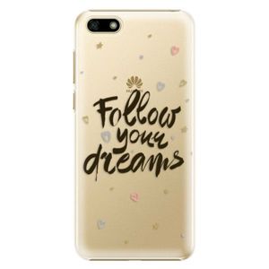 Plastové puzdro iSaprio - Follow Your Dreams - black - Huawei Y5 2018 vyobraziť