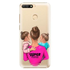 Plastové puzdro iSaprio - Super Mama - Two Girls - Huawei Y6 Prime 2018 vyobraziť