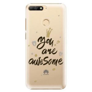 Plastové puzdro iSaprio - You Are Awesome - black - Huawei Y6 Prime 2018 vyobraziť