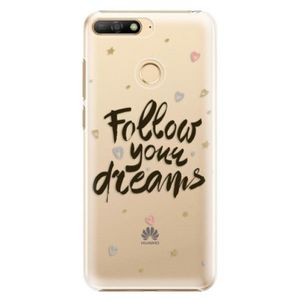 Plastové puzdro iSaprio - Follow Your Dreams - black - Huawei Y6 Prime 2018 vyobraziť